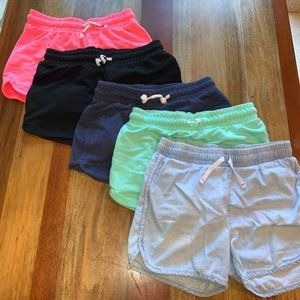 Lot of 5 girls size L terry Cat&Jack shorts